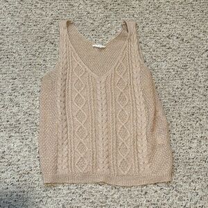 Blue Pepper knit tank - M